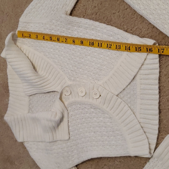 🤍 Cream crop cardigan - Picture 4 of 5